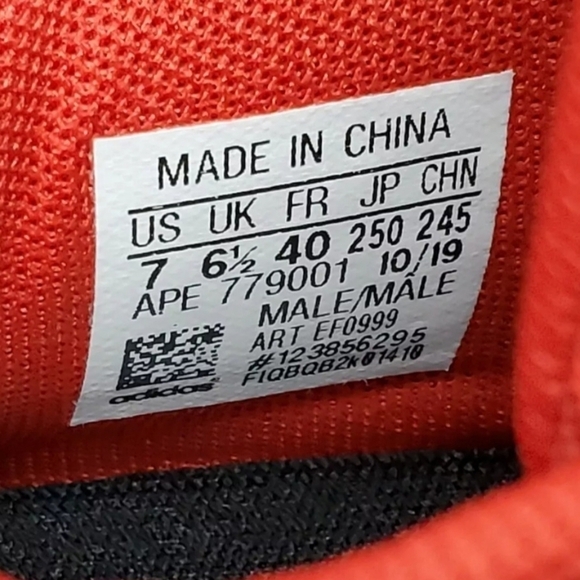 Adidas Harden Vol. 4 Basketball Shoes Red Black EF0999 Men USA Size 7 New main image 11